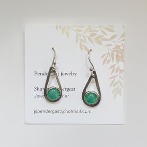 Pendergast Jewelry "Aventurine" Teardrop Earrings