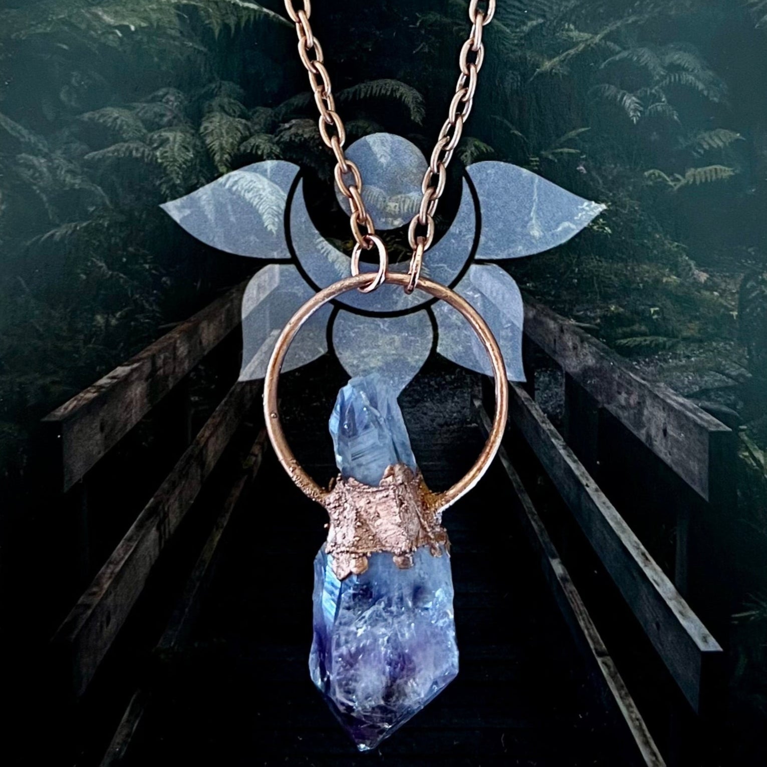 Namiko Designs | Large Crystal Necklace
