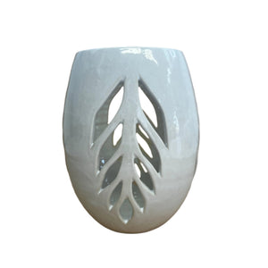 Pottery for Peace | Carved Leaf Lanterns