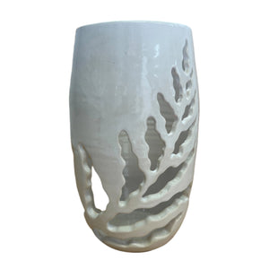 Pottery for Peace | Carved Leaf Lanterns
