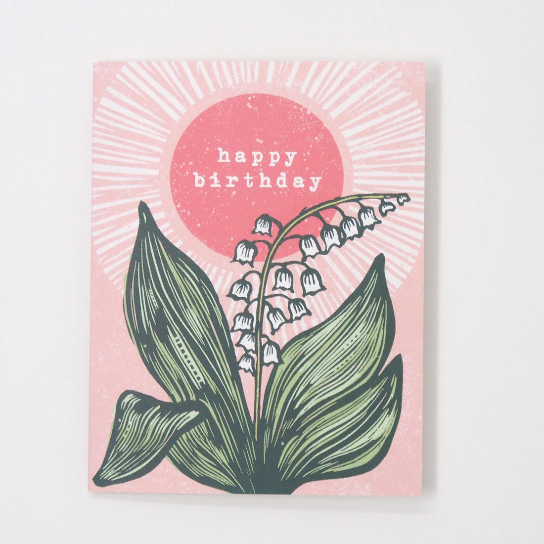 Hawk & Rose Press "Lily of the Valley" Card