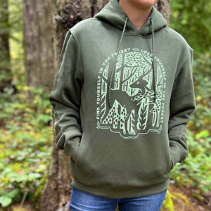 Bough & Antler “Lost & Found - Stag” Hooded Sweatshirt