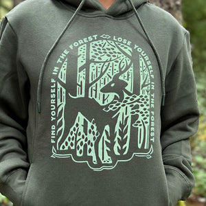 Bough & Antler “Lost & Found - Stag” Hooded Sweatshirt