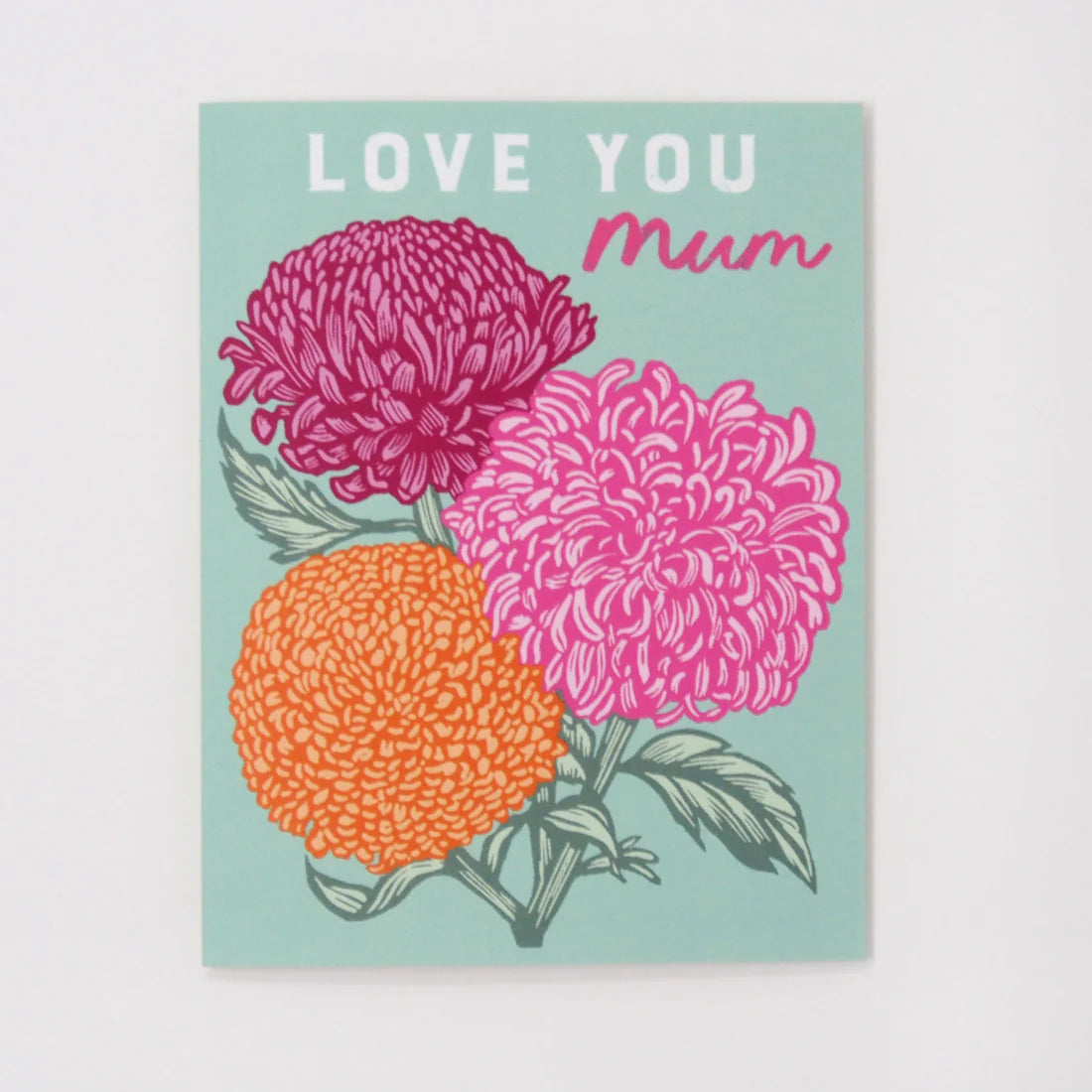 Hawk & Rose Press "Love You Mum" Card