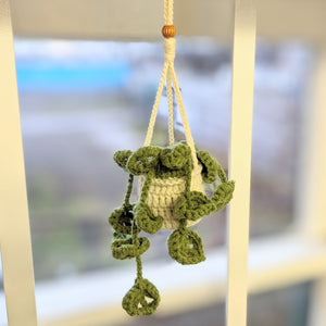 Tomopod Hanging Crochet Car Plant