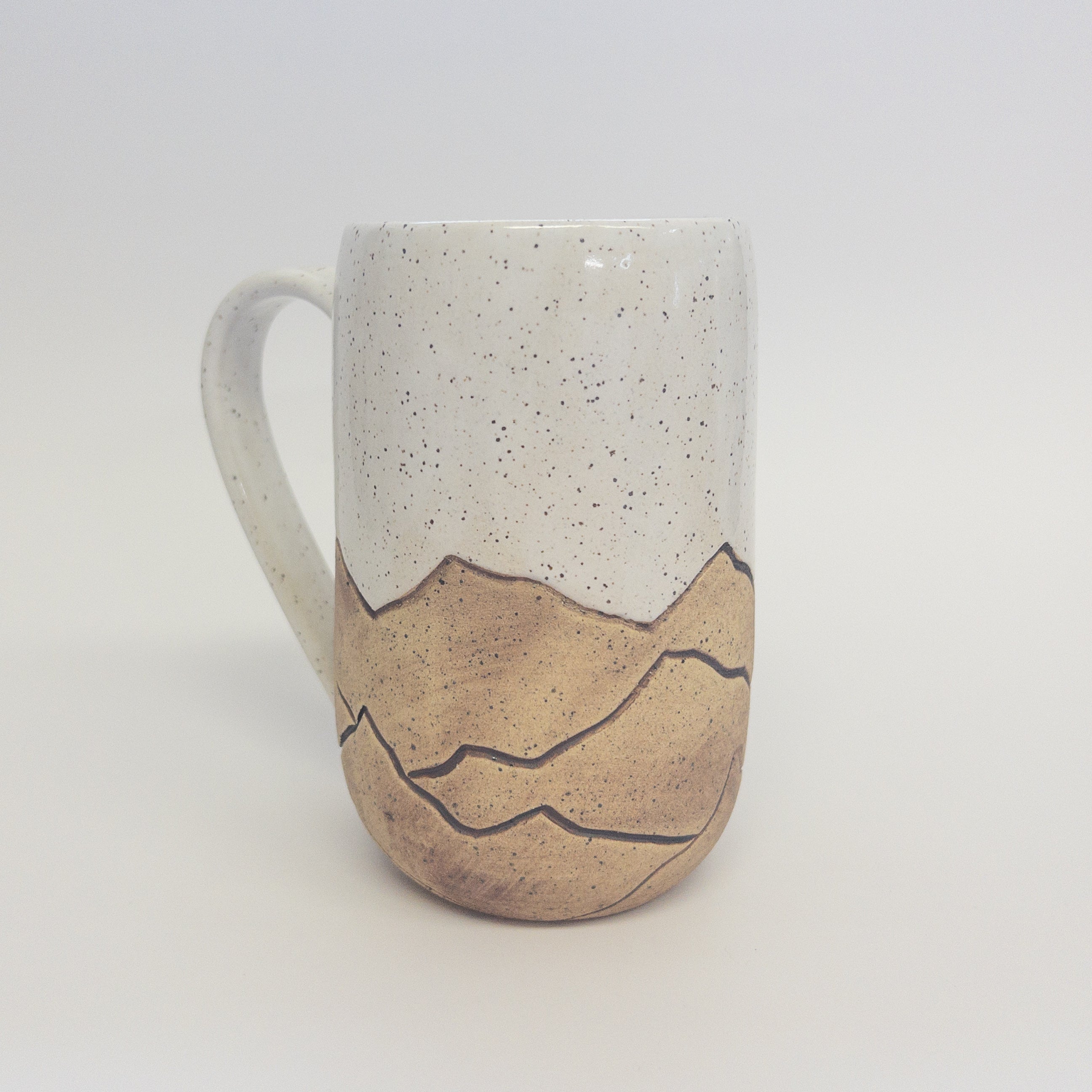 Pottery for Peace | Speckled Brown Mountain Mug