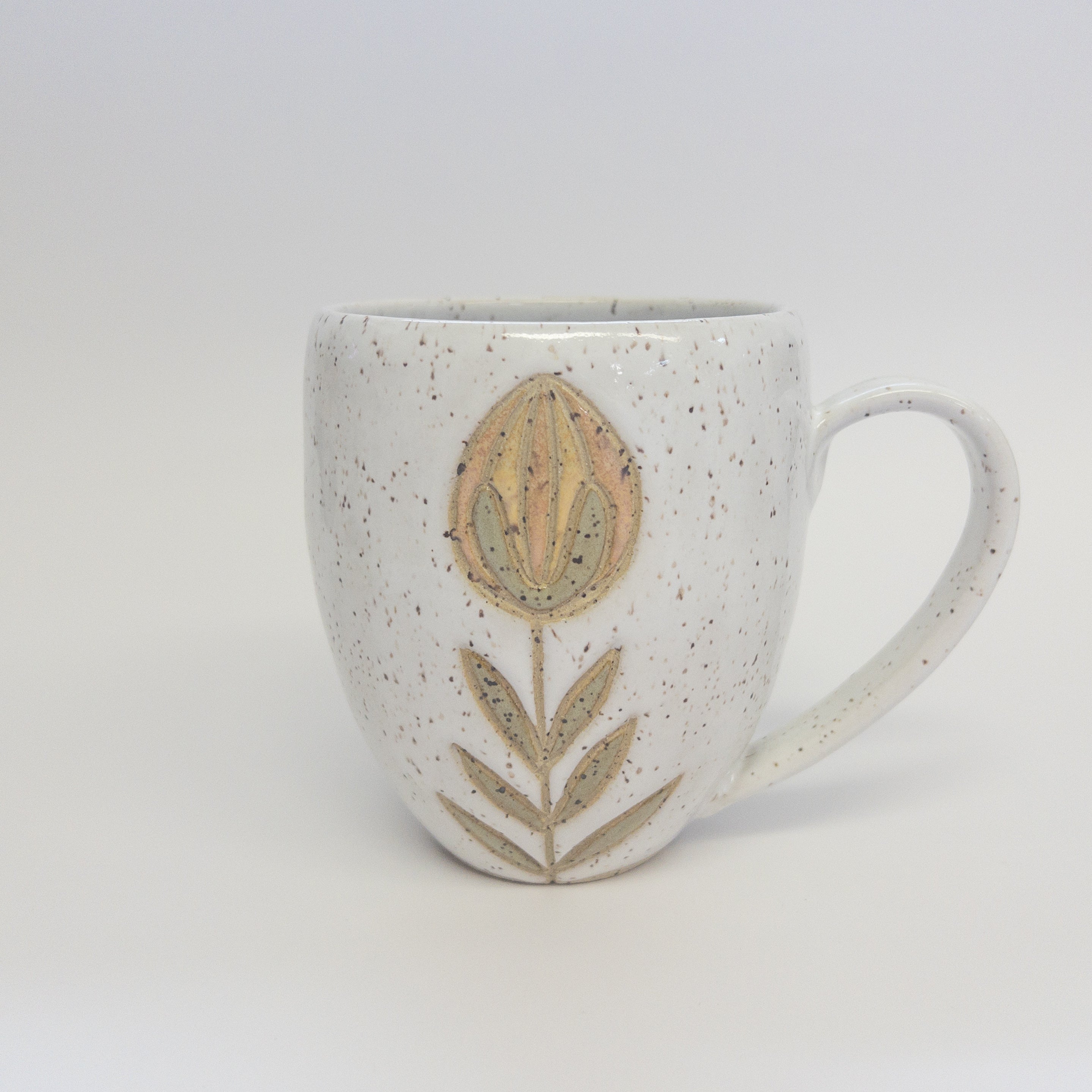 Pottery for Peace | Speckled Floral Mug