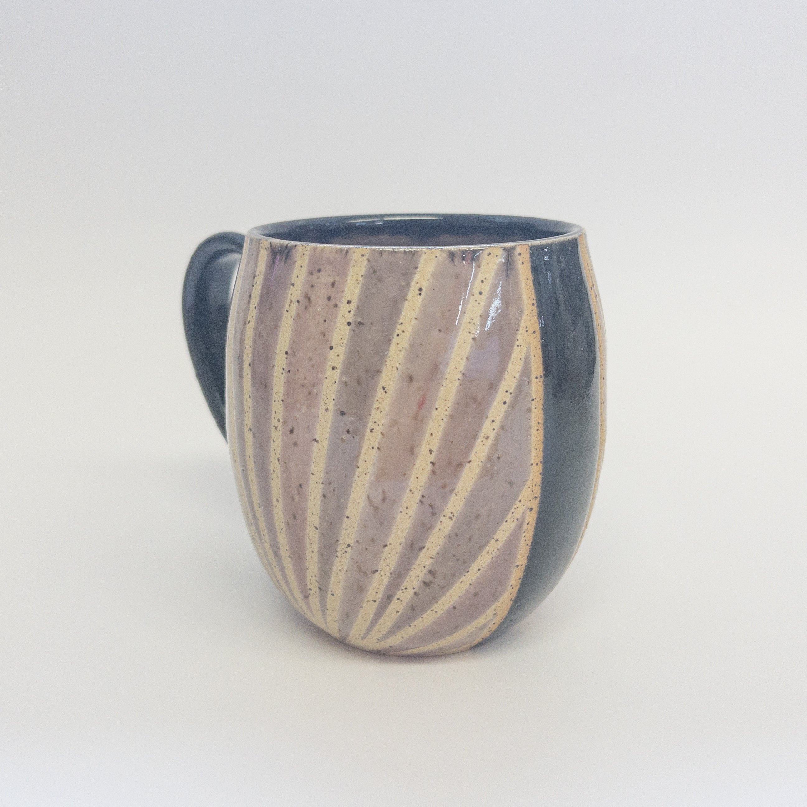Pottery for Peace | Dark Stripe Mug