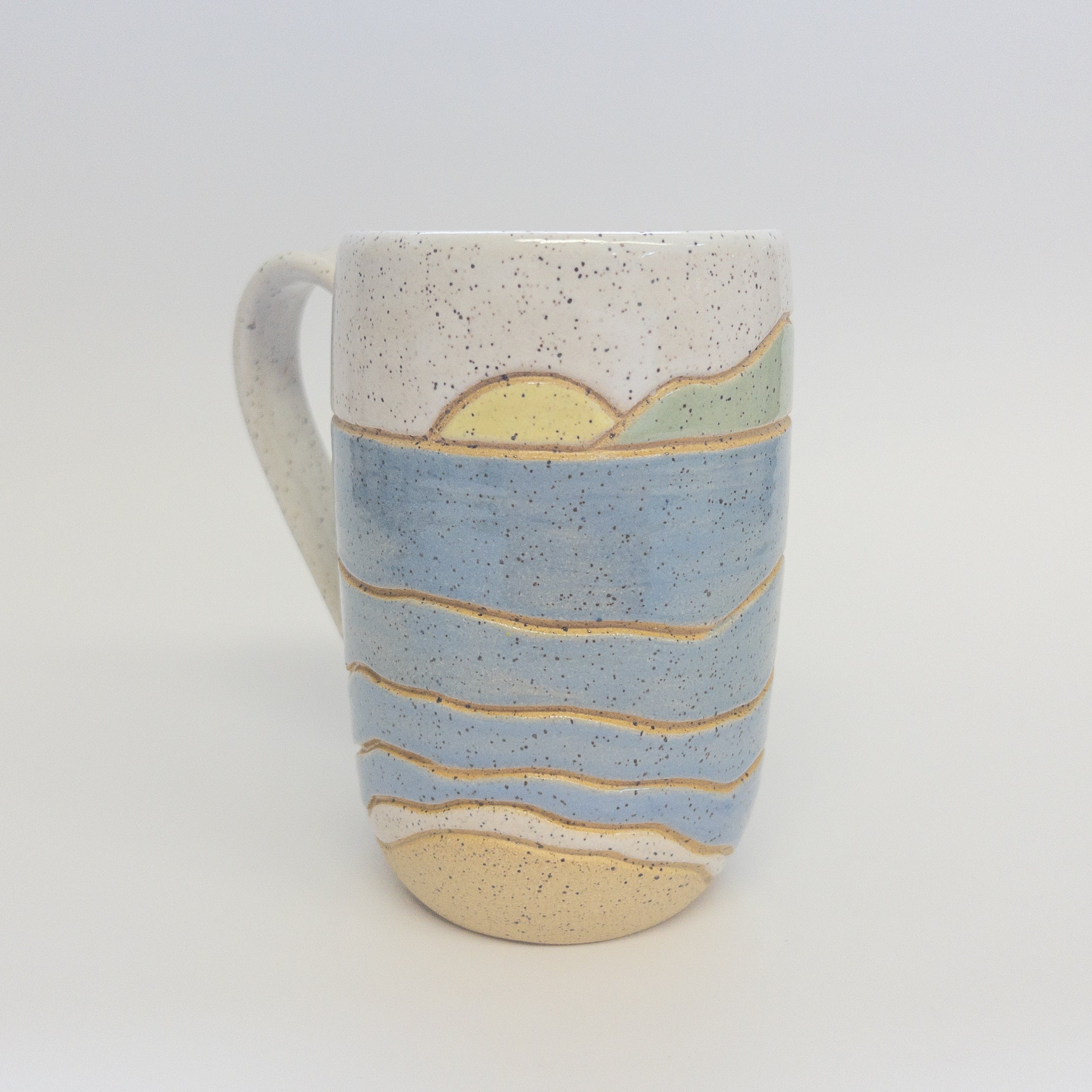 Pottery for Peace | Beach Landscape Mugs