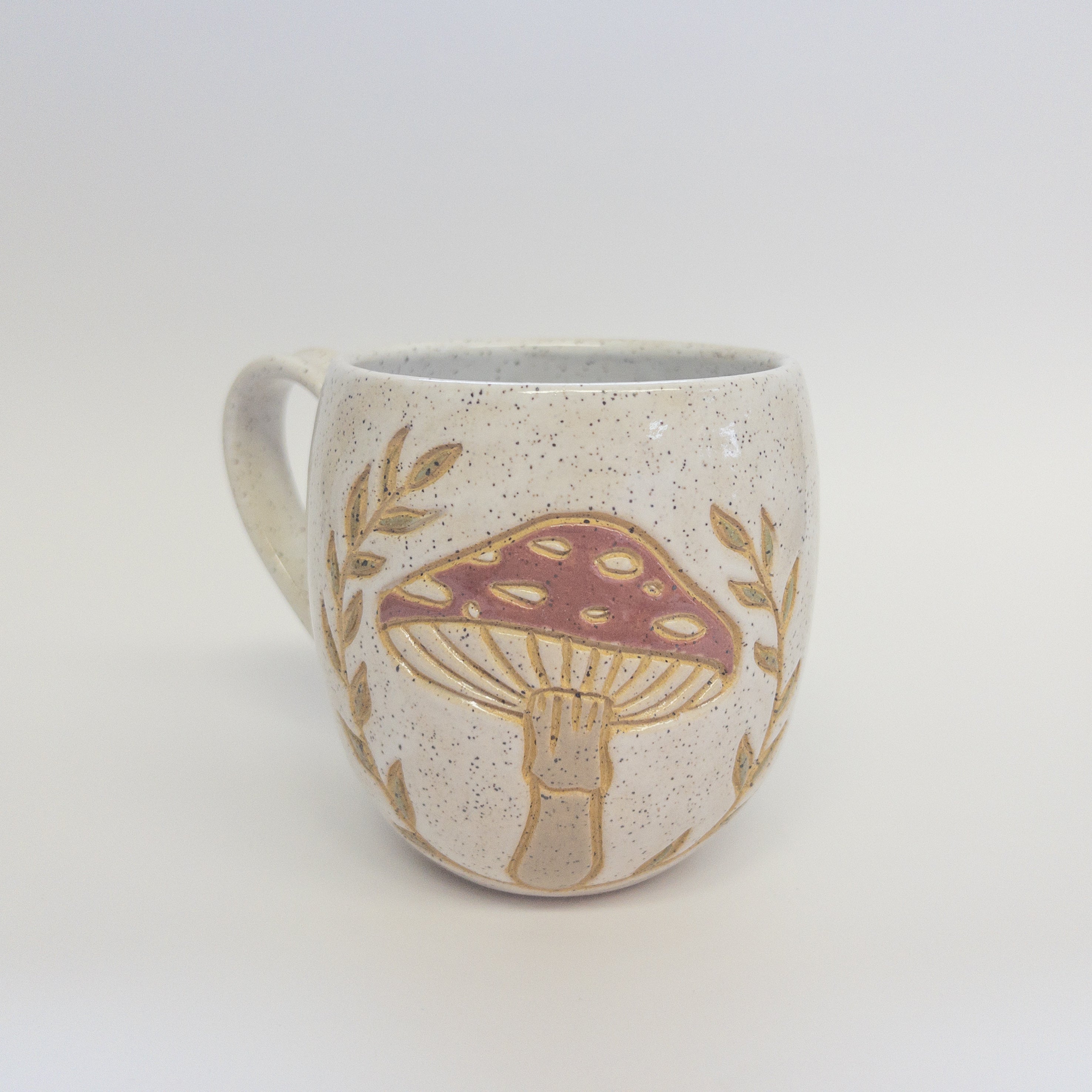 Pottery for Peace | Speckled Mushroom Mug
