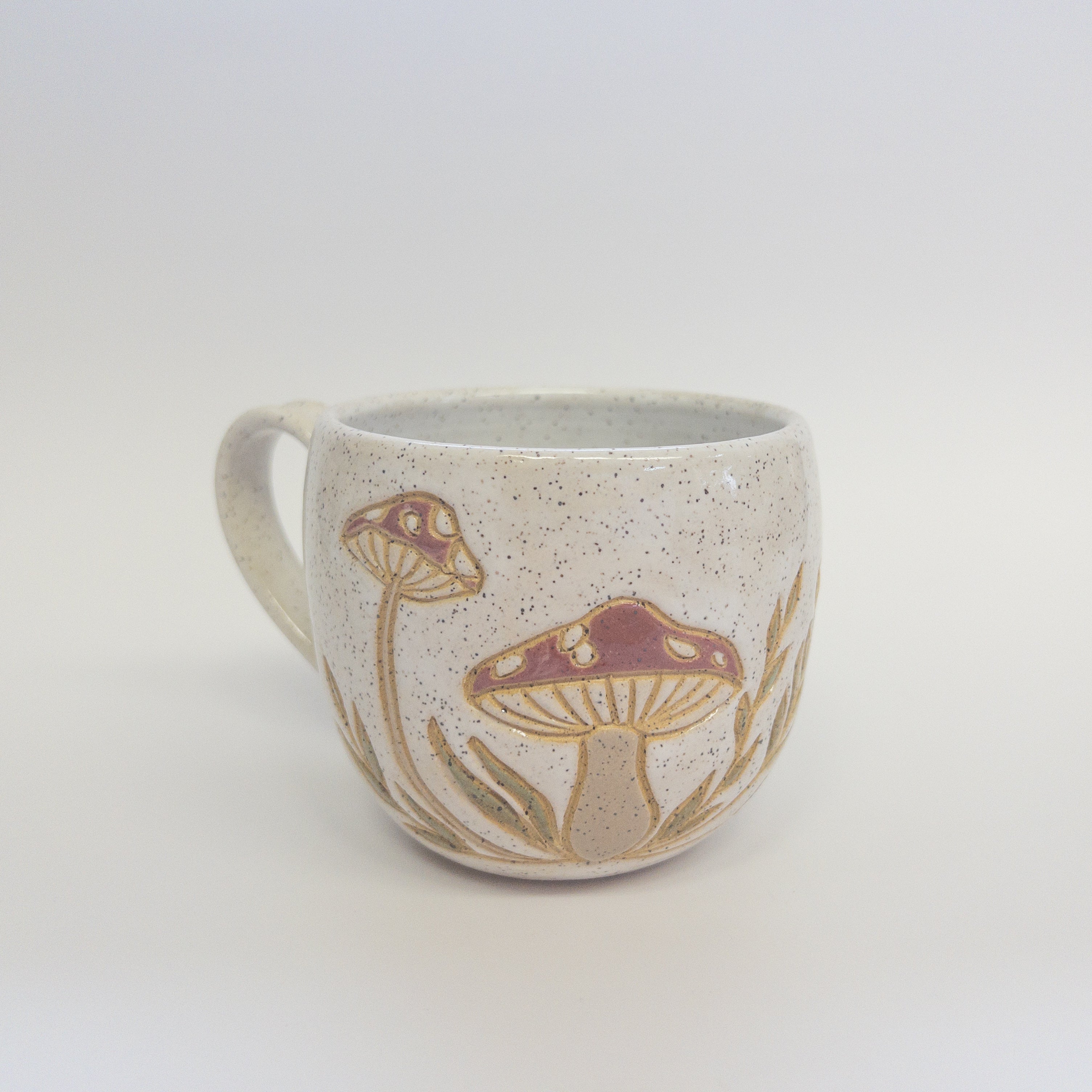 Pottery for Peace | Speckled Mushroom Mug