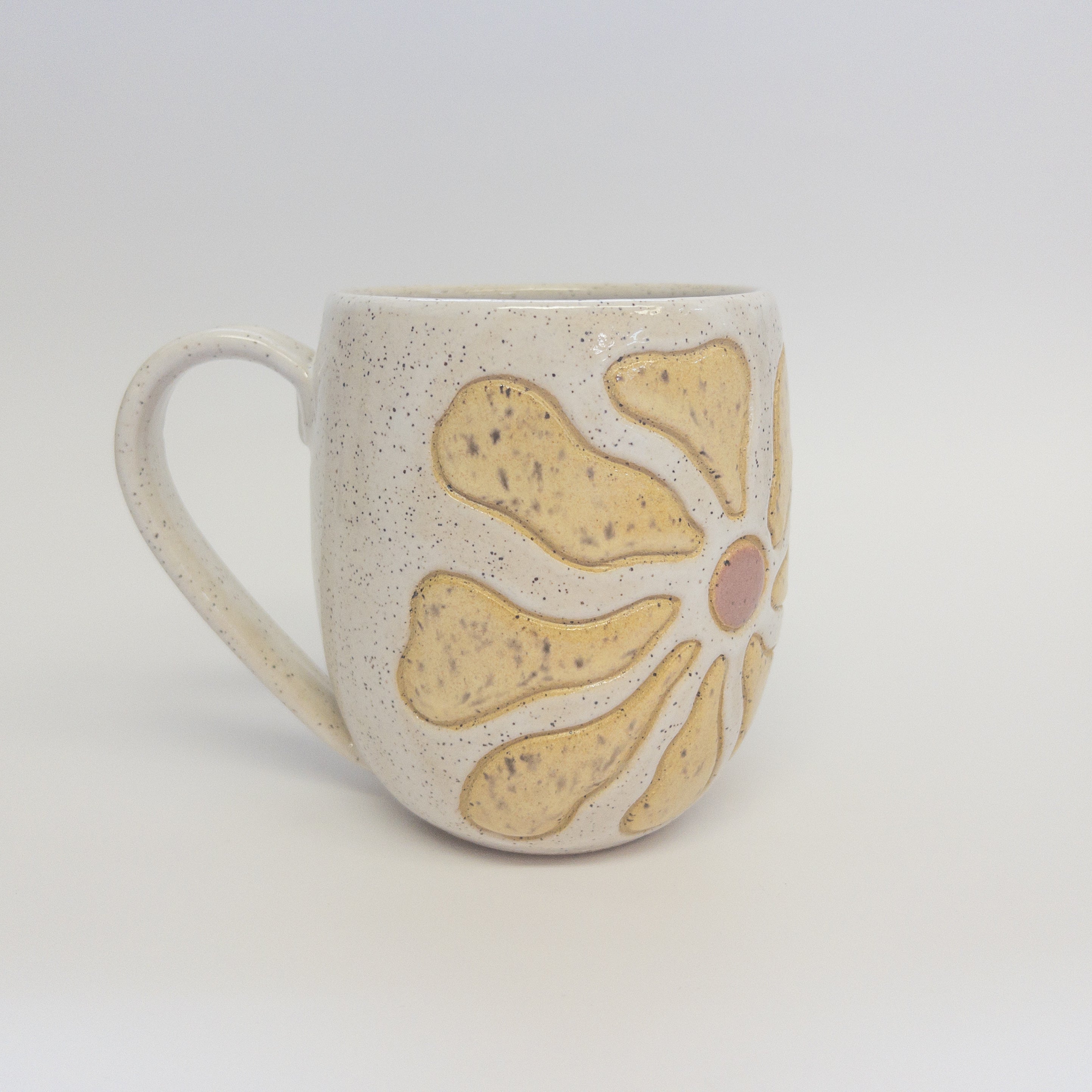 Pottery for Peace | Speckled Floral Mug