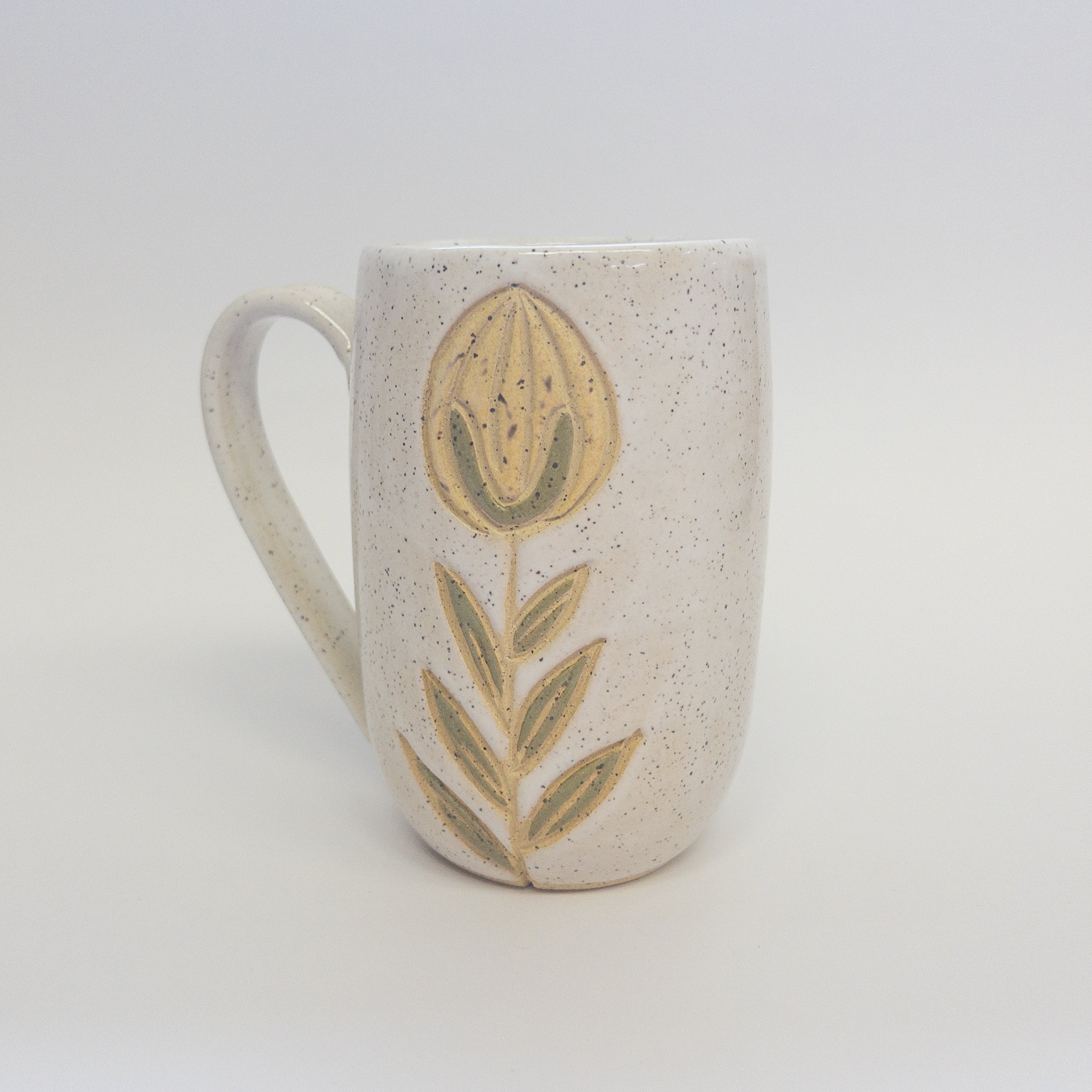 Pottery for Peace | Speckled Floral Mug