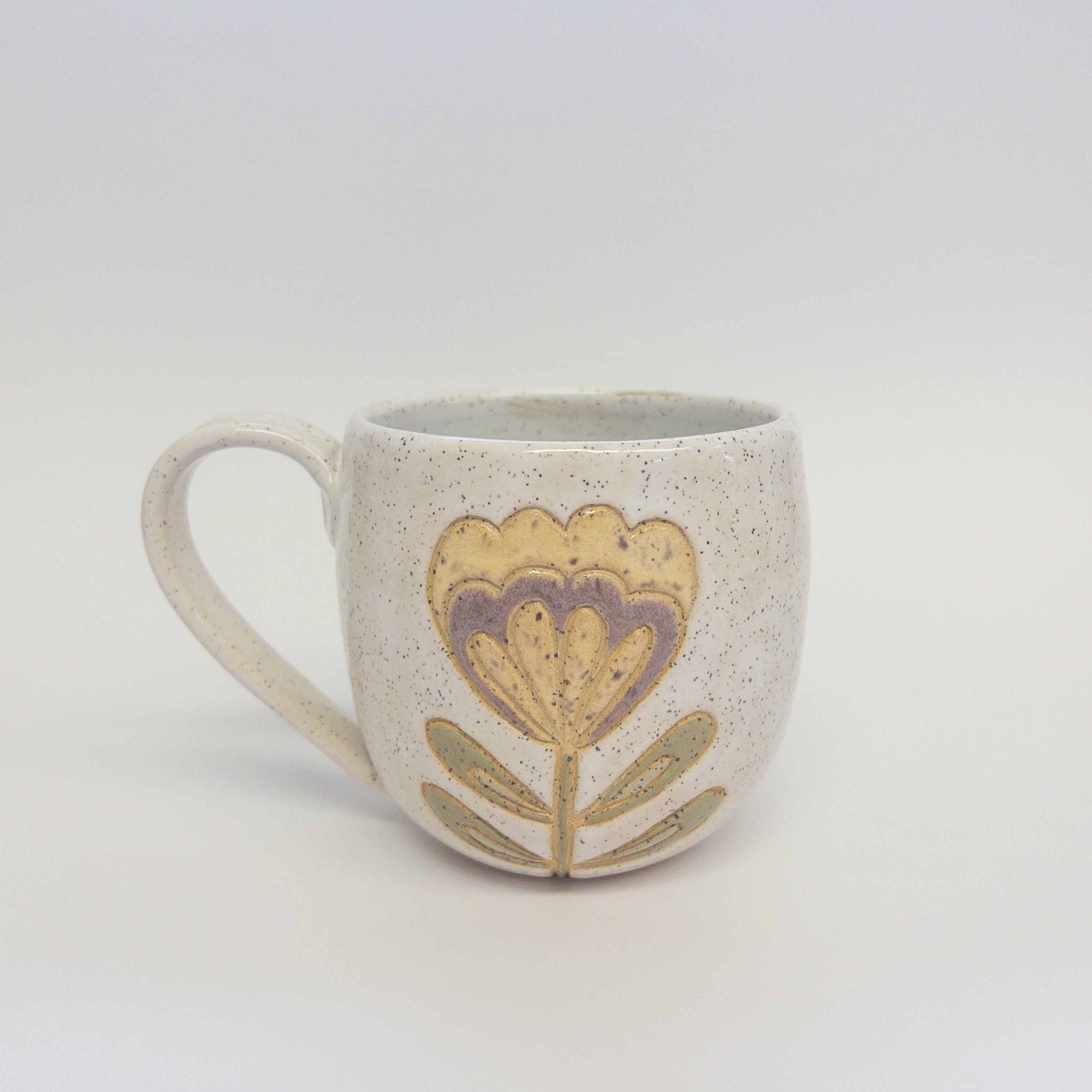 Pottery for Peace | Speckled Floral Mug