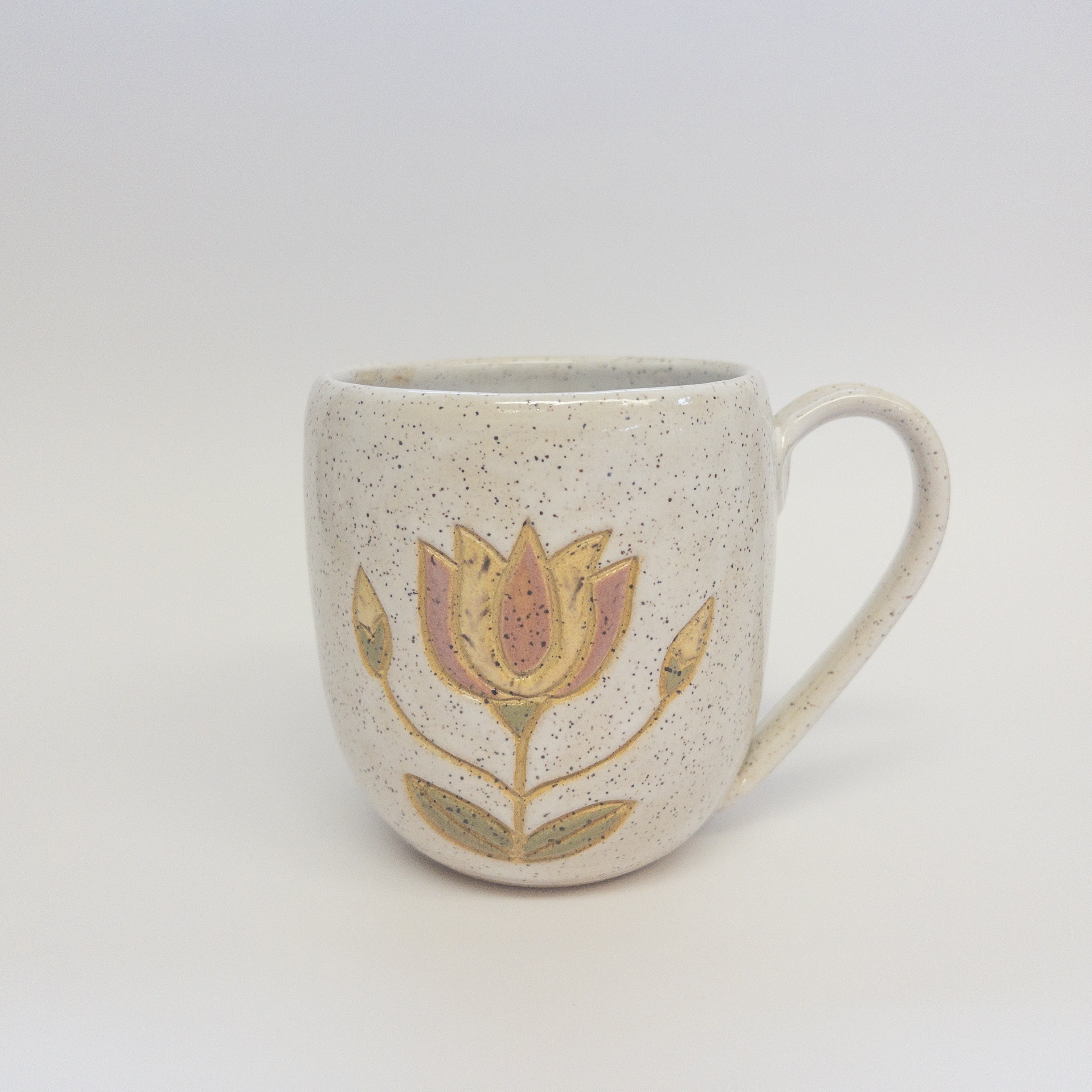 Pottery for Peace | Speckled Floral Mug