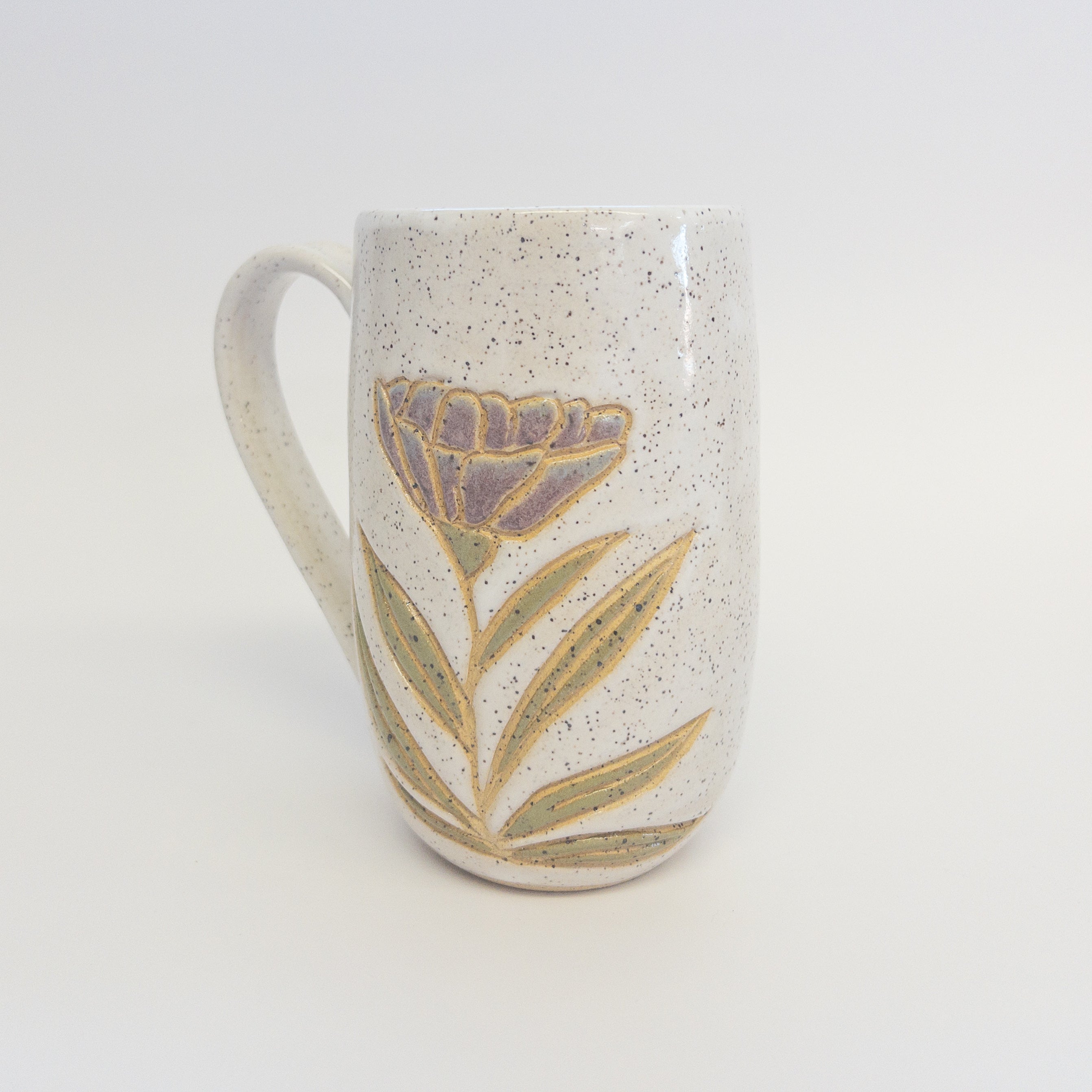 Pottery for Peace | Speckled Floral Mug