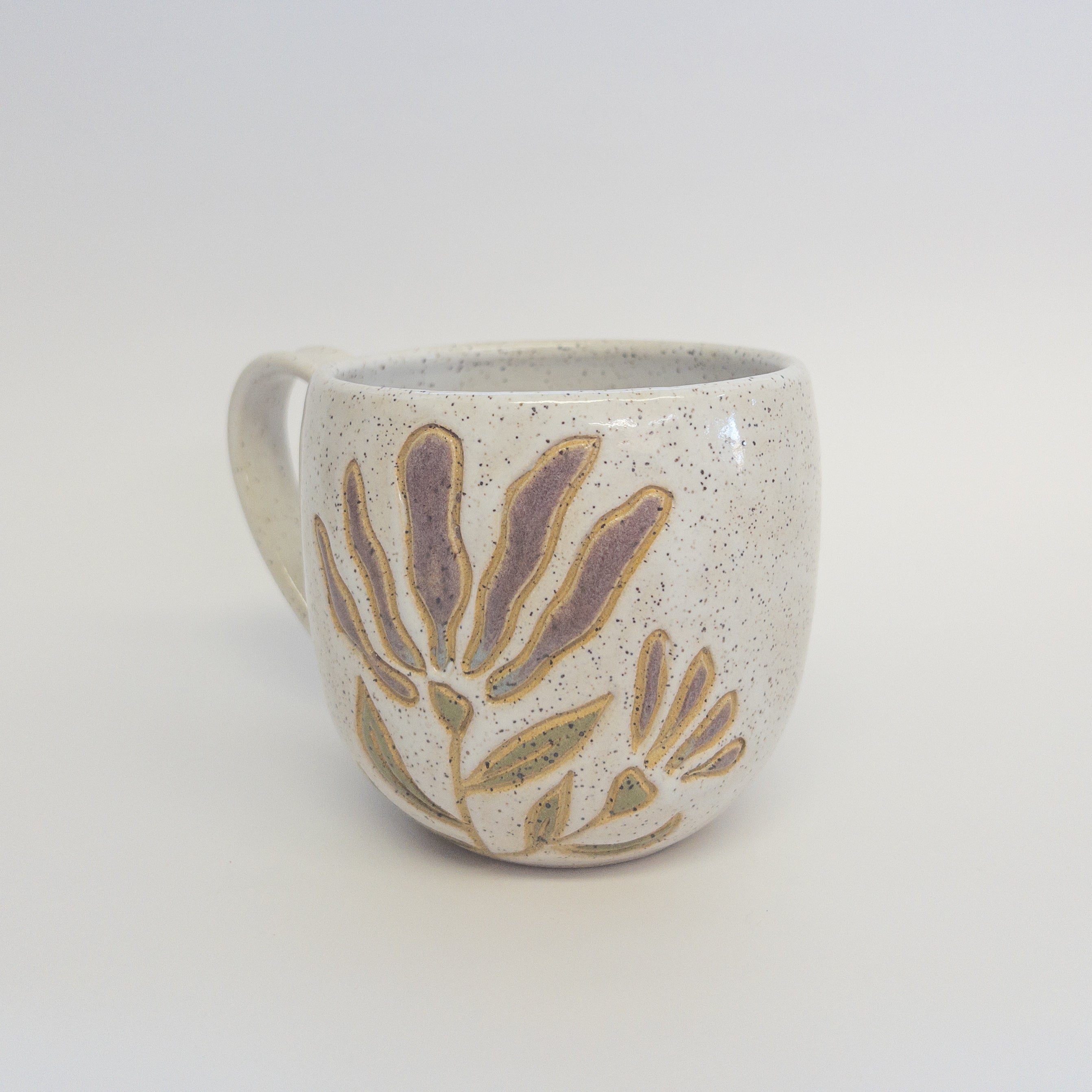 Pottery for Peace | Speckled Floral Mug