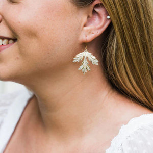 A Pocket of Posies "Patina Leaf" Earrings