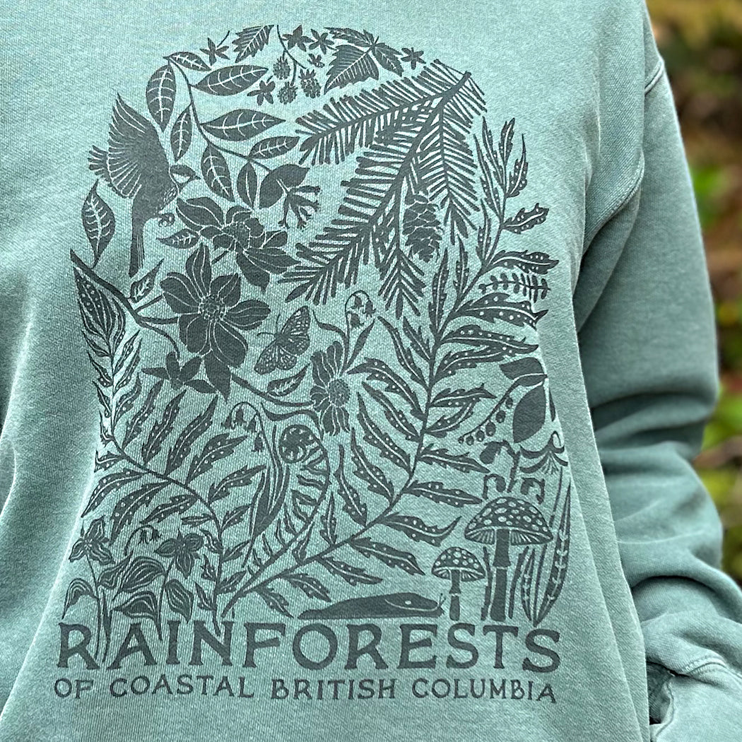 Bough & Antler “Rainforests of Coastal BC” Crew Sweatshirt