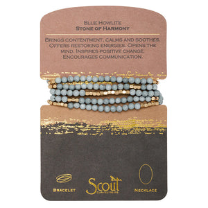 Scout Stone Wrap Bracelet/Necklace