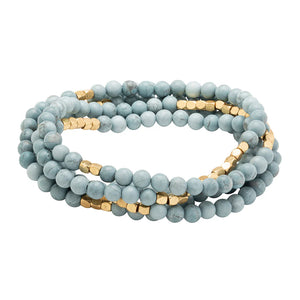 Scout Stone Wrap Bracelet/Necklace