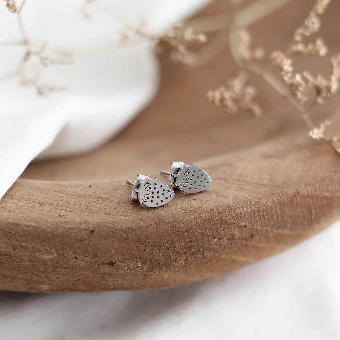 Birch Jewellery | Strawberry Stud Earrings