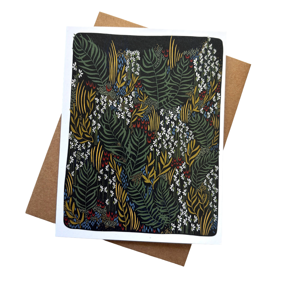 Bough & Antler | "Ferns & Flowers" Notecard