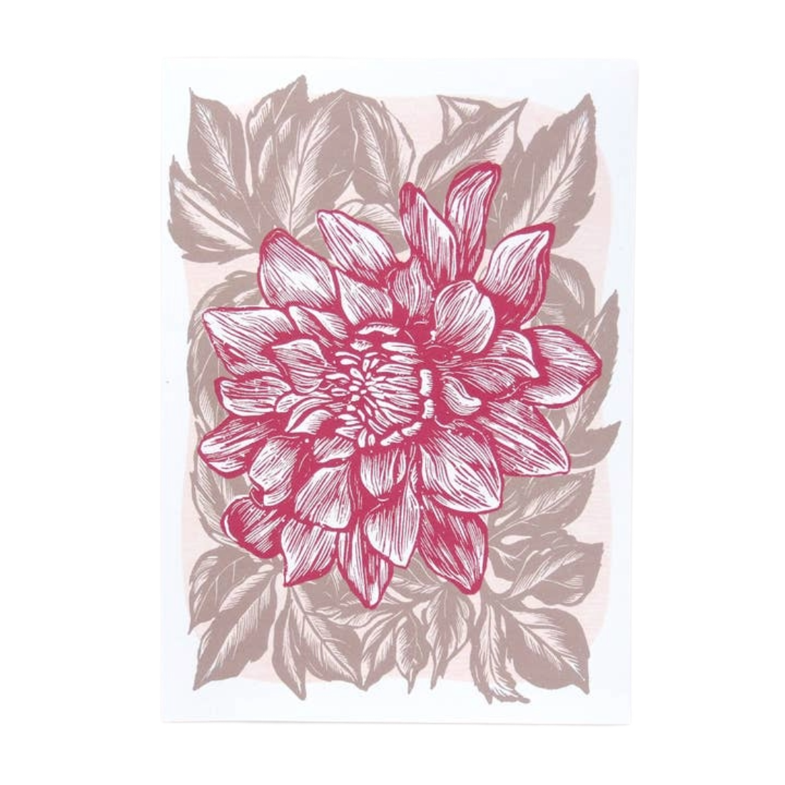 Hawk & Rose Press | "Farleigh's Dahlia" Card