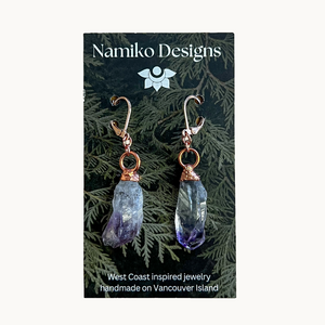Namiko Designs | Amethyst Earrings