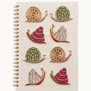 Danica | Ring-Bound Embroidered Notebook