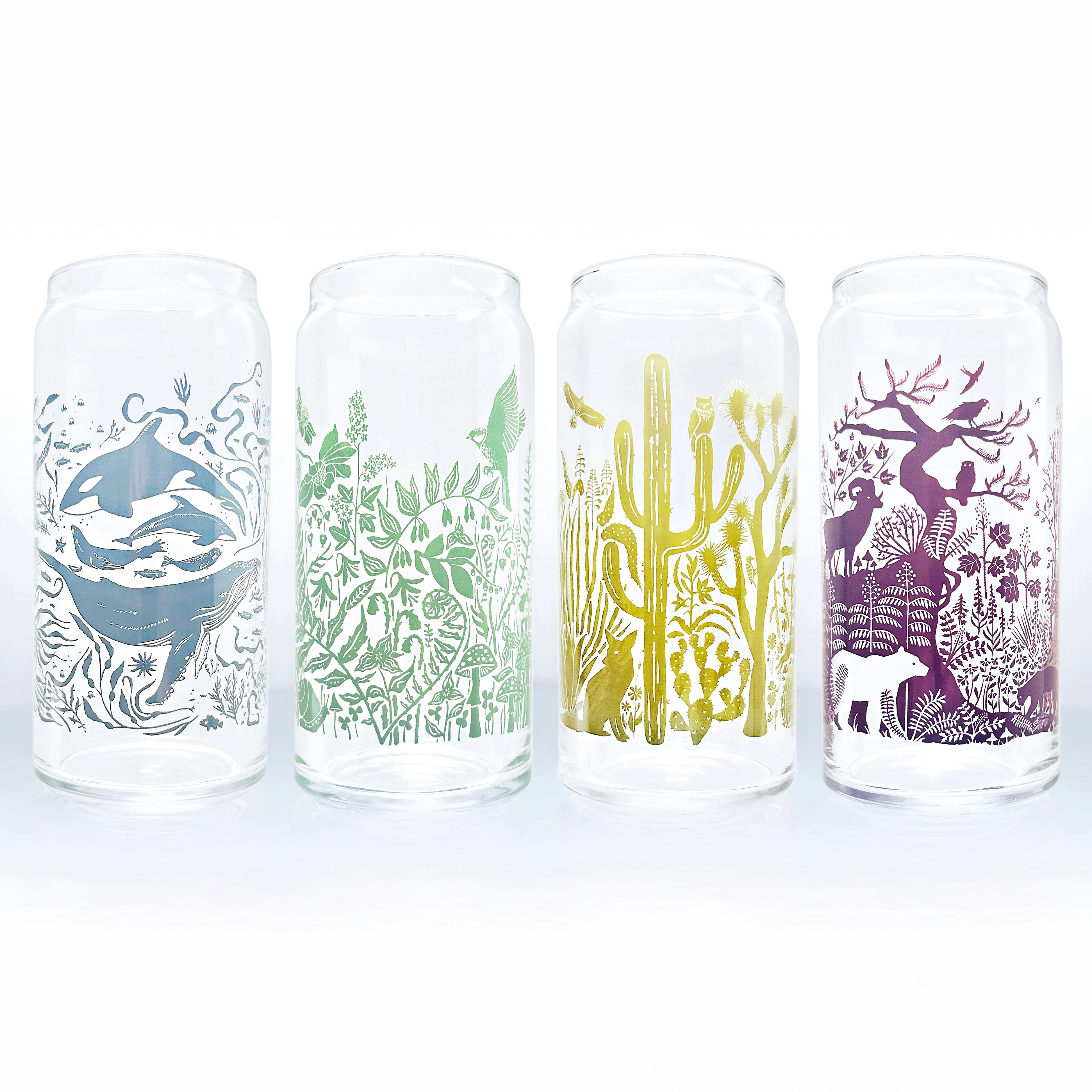 Bough & Antler | "Wild Places" Beer Glass Set