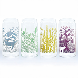 Bough & Antler | "Wild Places" Beer Glass Set