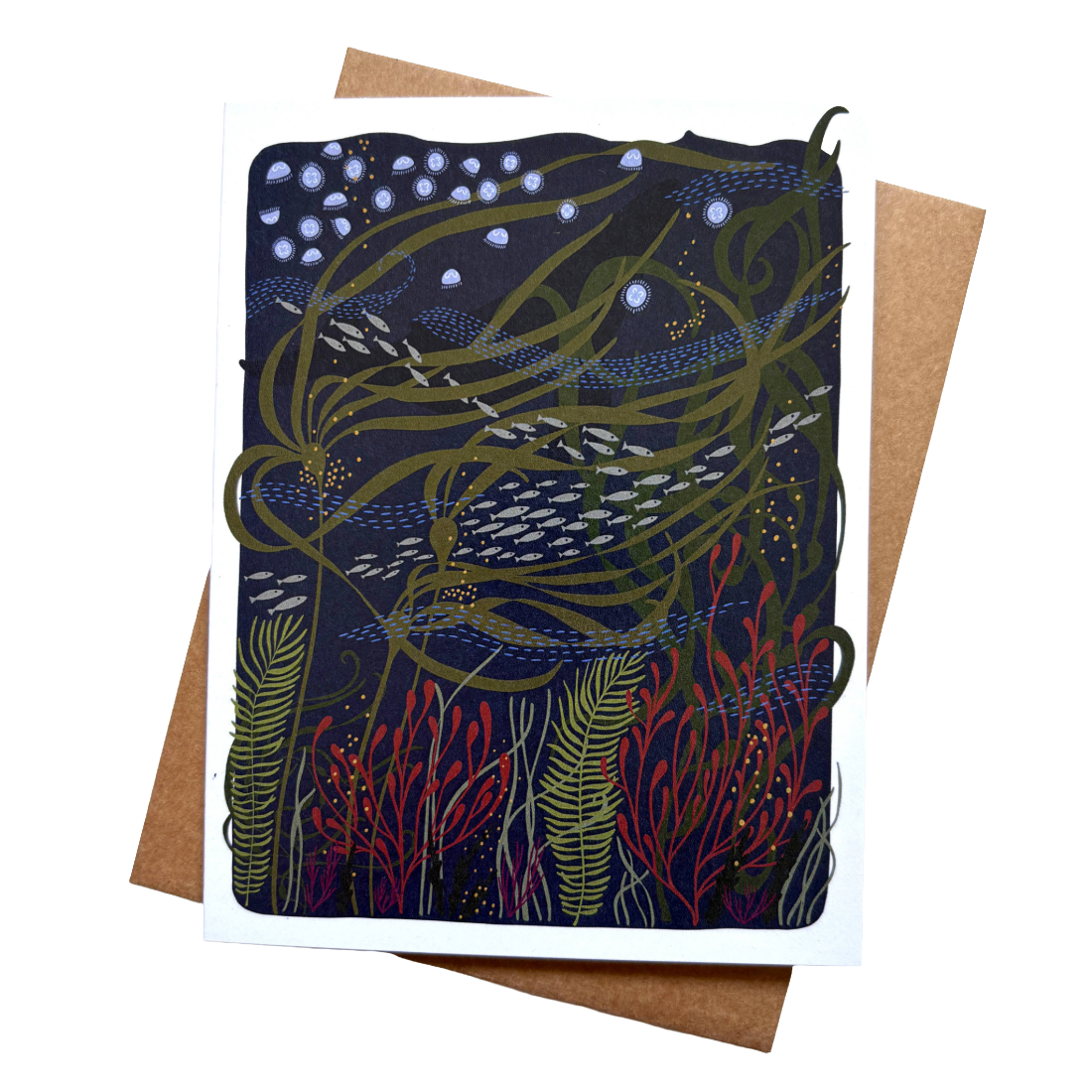 Bough & Antler | "Kelp Forest" Notecard