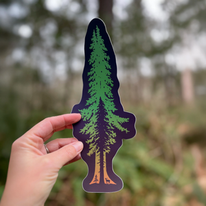 Bough & Antler | "Asymmetree" Large Sticker