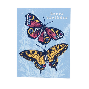 Hawk & Rose Press | "Peacock & Swallowtail" Card