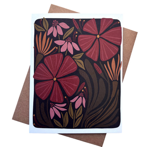 Bough & Antler | "Dark Blooms" Notecard