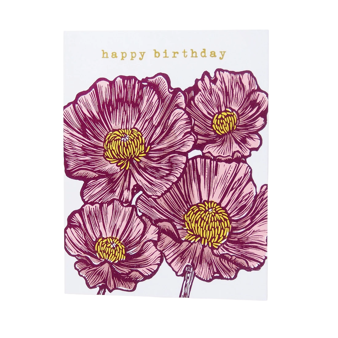 Hawk & Rose Press | “Poppies” Card