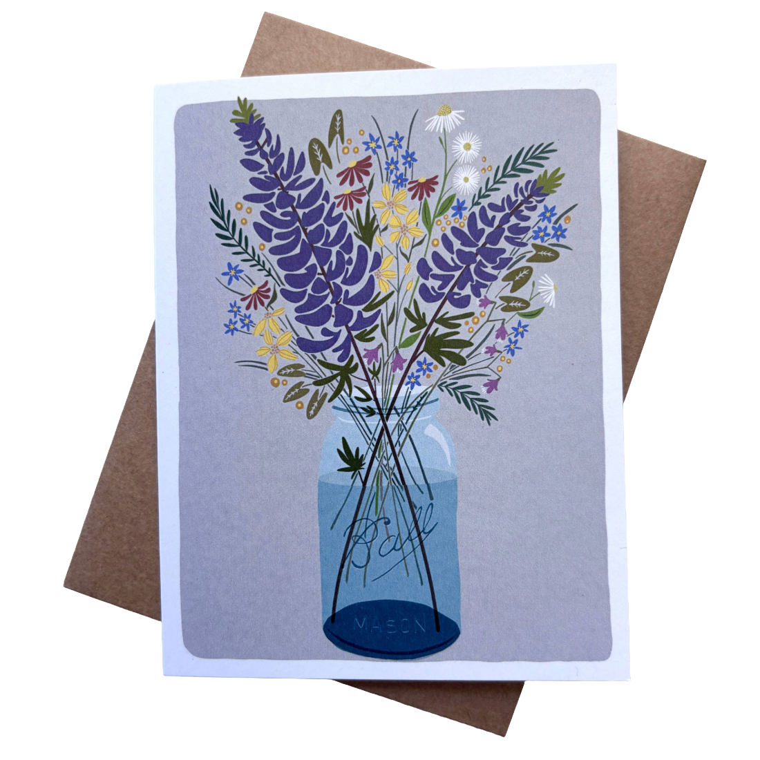 Bough & Antler | "Roadside Bouquet" Notecard