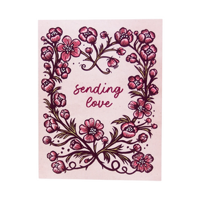 Hawk & Rose Press | “Sending Love” Card