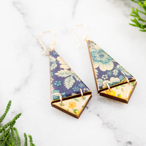 No Man's Land "Vintage Italian Florals" Earrings