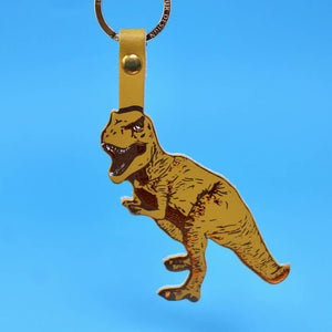 Ark Colour Design | "T-Rex" Leather Keychain