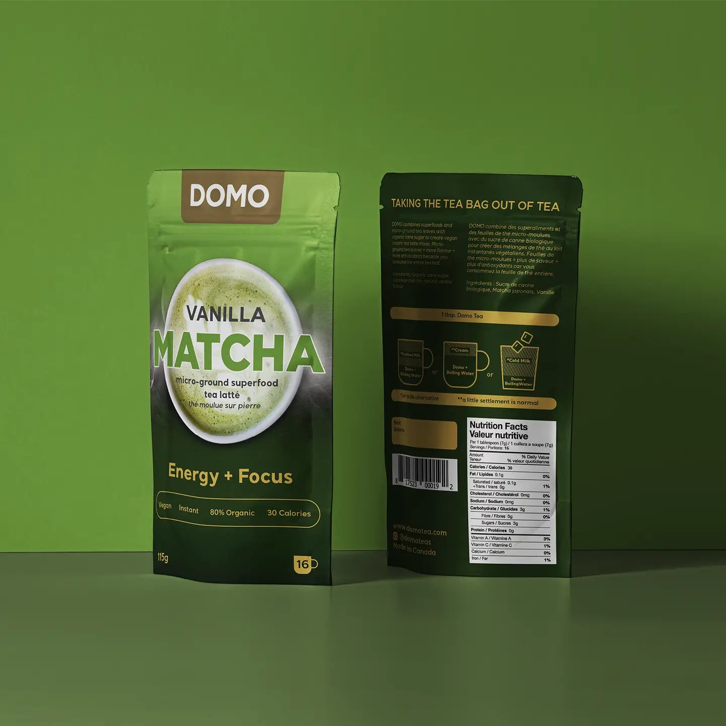 Domo Tea | Vanilla Matcha