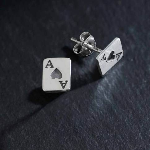 Nina Designs "Playing Card" Earrings