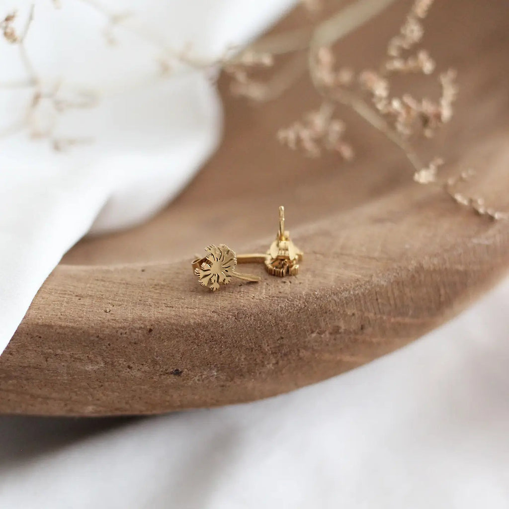 Birch Jewellery | Dandelion Stud Earrings - Bough and Antler Northwest Goods