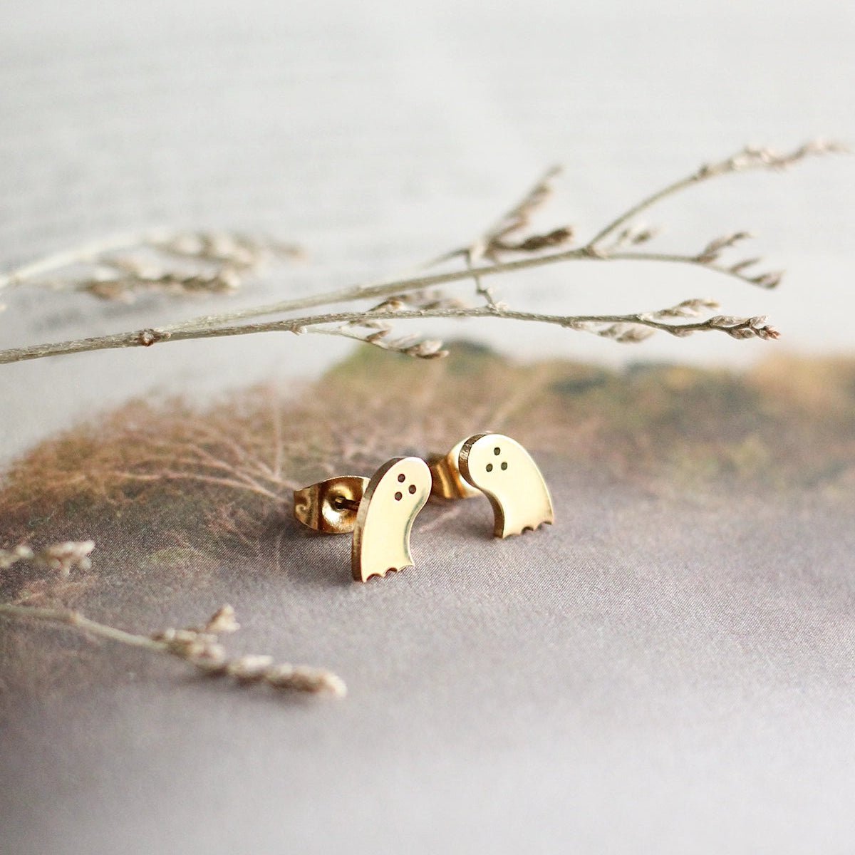 Birch Jewellery | Ghost Stud Earrings - Bough and Antler Northwest Goods