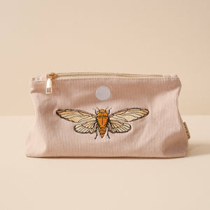 Cai & Jo | "Pale Pink" Medium Corduroy Pouch