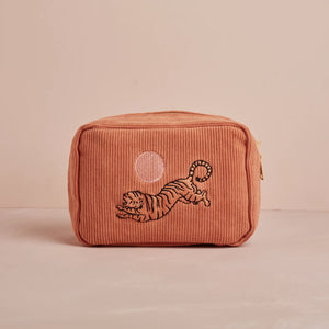 Cai & Jo | "Dusty Pink" Corduroy Makeup Bag
