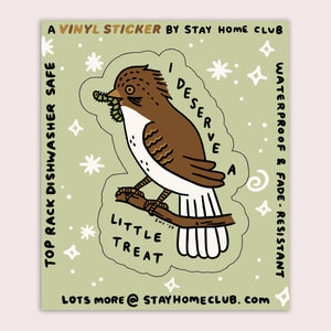 Stay Home Club | "Little Treat" Vinyl Sticker