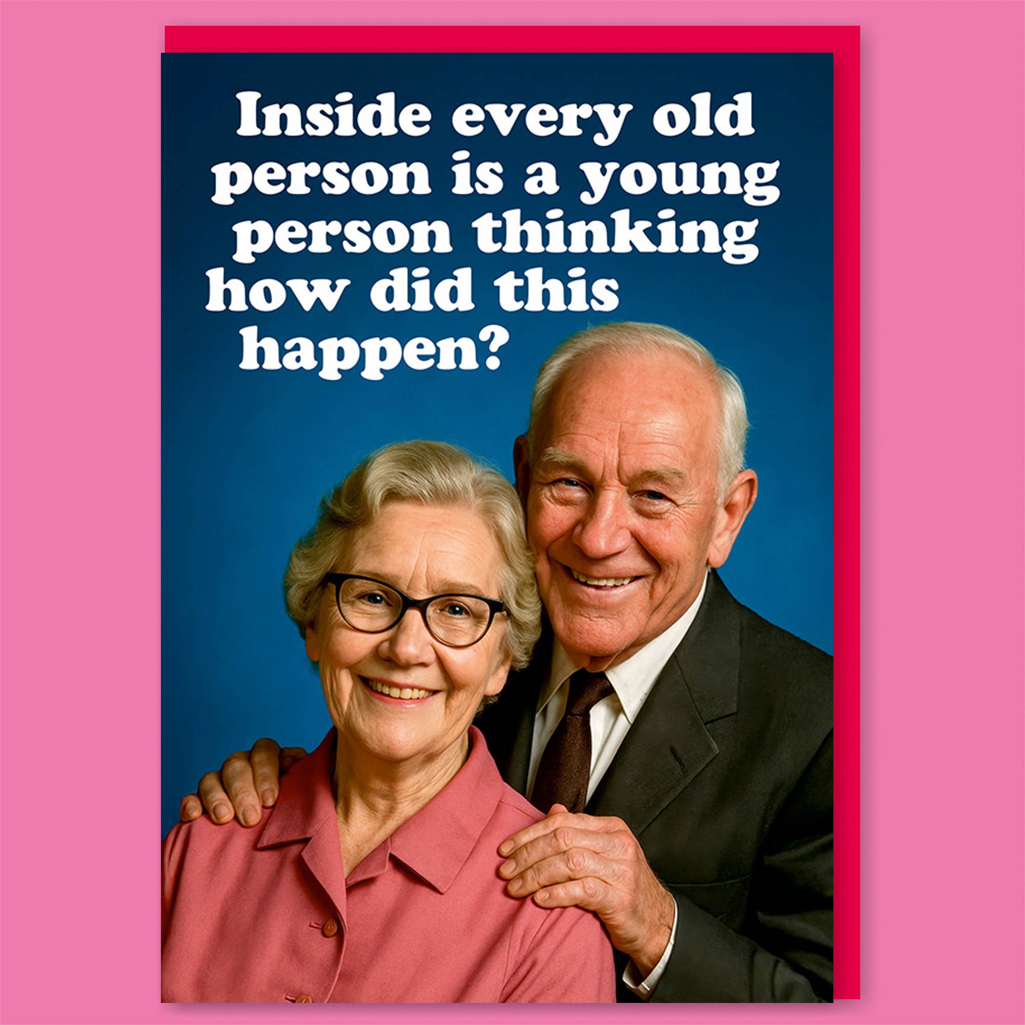 Dean Morris Cards "Inside every old person" Greeting Card