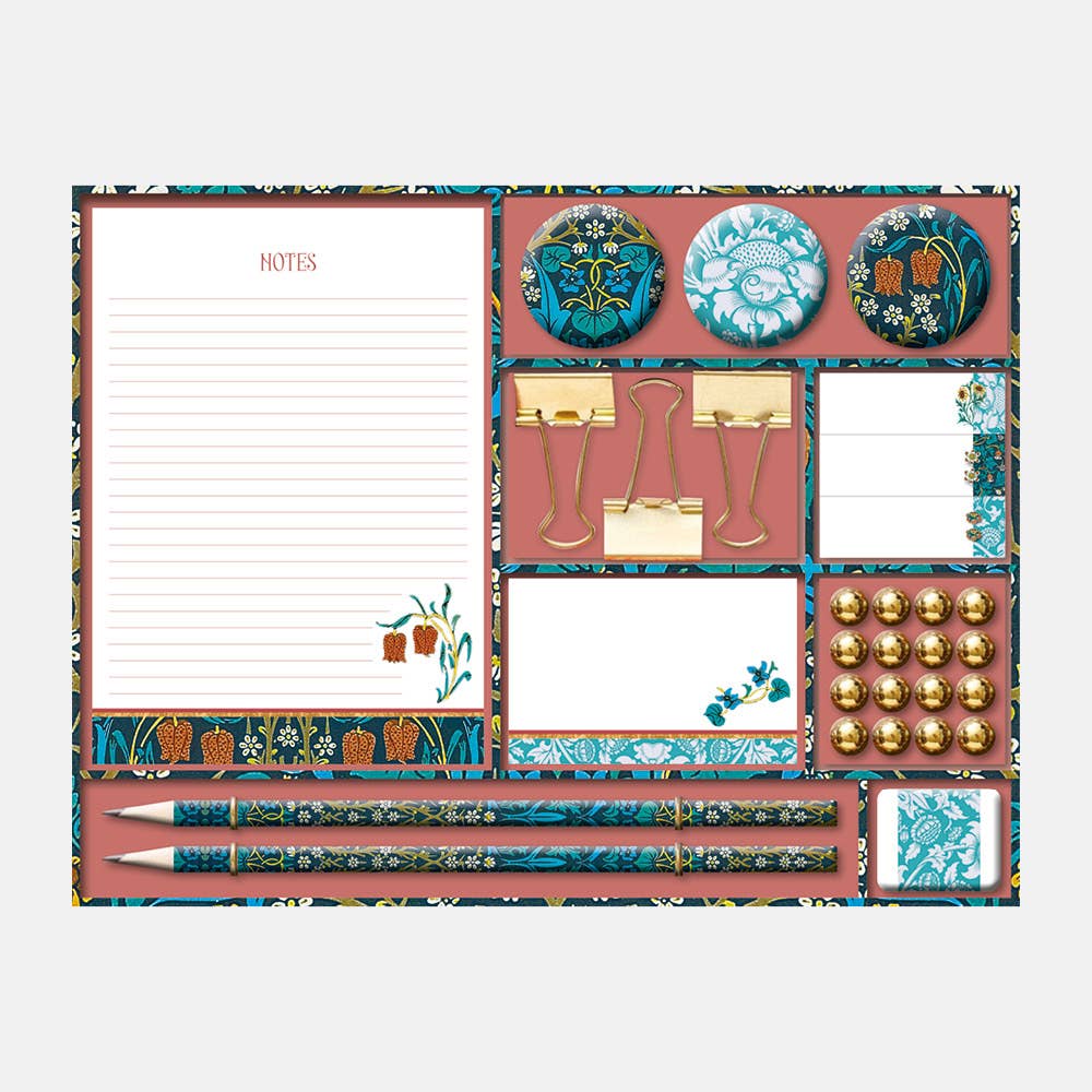 The Gifted Stationery Company Stationery Set | William Morris - Blackthorn